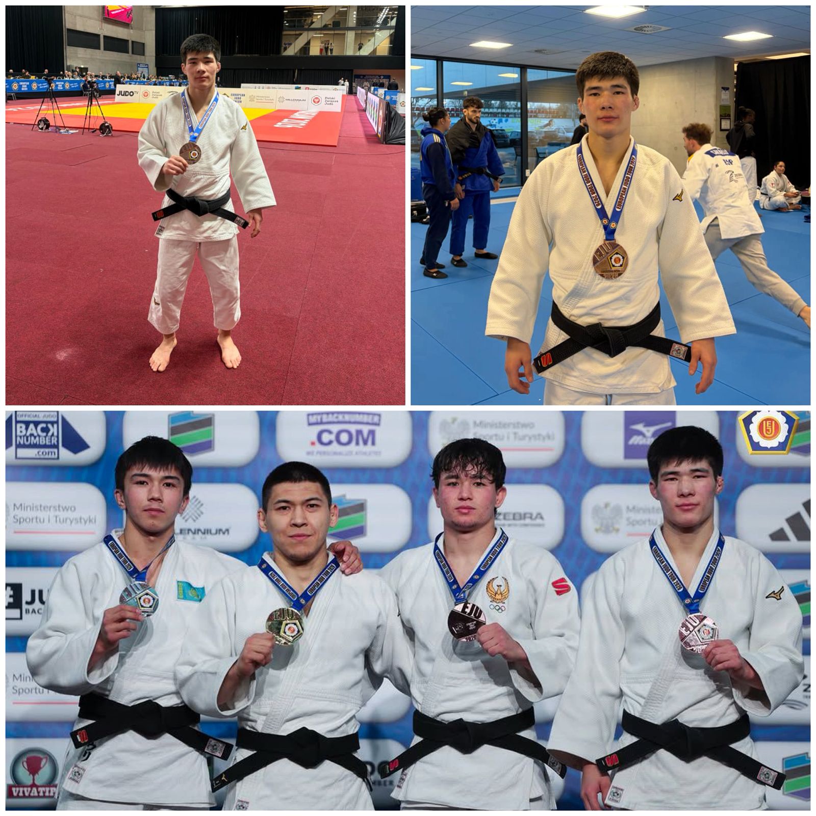 Zinullin Asylkhan took 3rd place in the European Open judo tournament